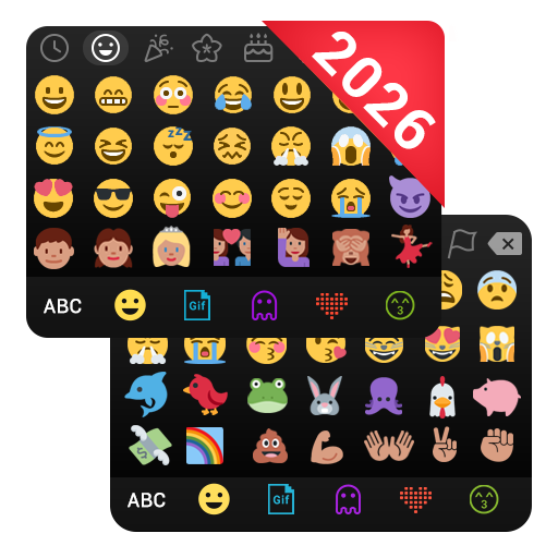 Emoji klavye- GIF, Çıkartmalar