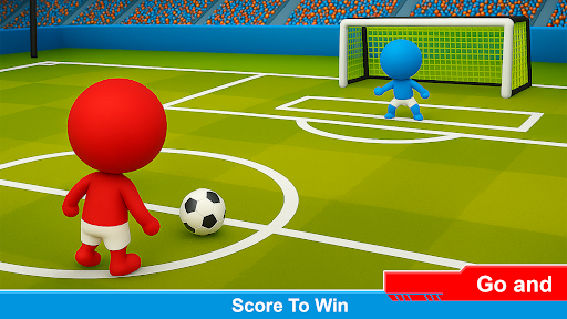 Stickman Soccer - Goal Battle ekran görüntüsü