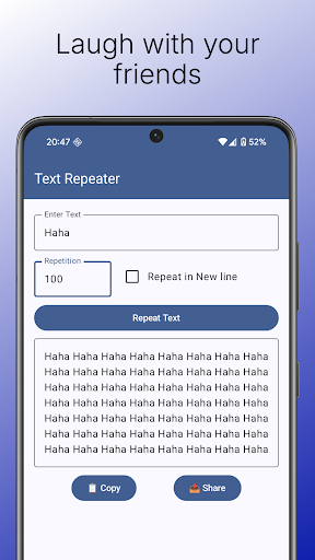Text Repeater: Repeat Text 10K ekran görüntüsü