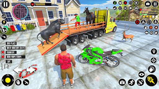 Animal Transport Truck Sim 3D ekran görüntüsü