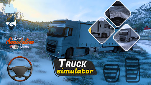 Truck Simulator Euro Snow 2023 ekran görüntüsü