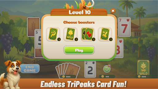 TriPeaks Solitaire: Çiftlik ekran görüntüsü