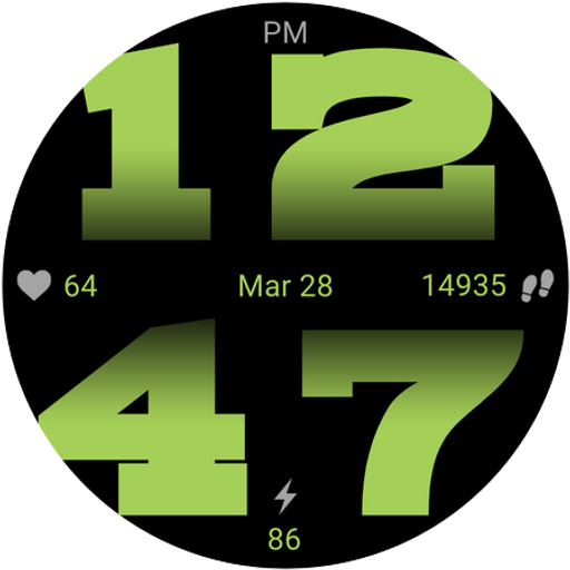 Mega Digit Saat Yüzü