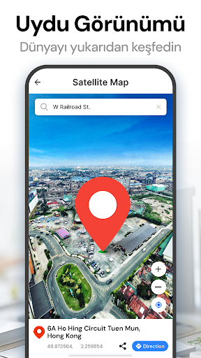GPS uydu haritası &Canlı Dünya ekran görüntüsü