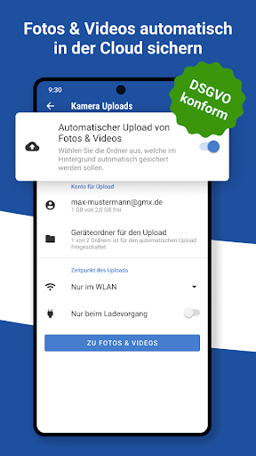 GMX - Mail, Cloud & News ekran görüntüsü