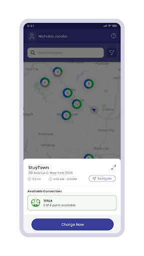 EVoke EV Charging ekran görüntüsü