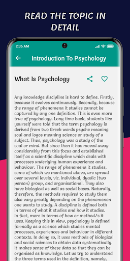 Introduction to Psychology ekran görüntüsü
