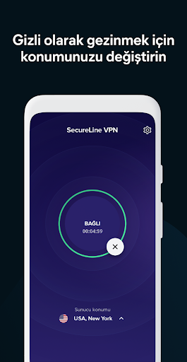 Avast SecureLine VPN: Güvenlik ekran görüntüsü