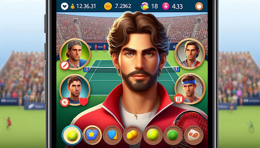 Online Tennis Manager Game ekran görüntüsü