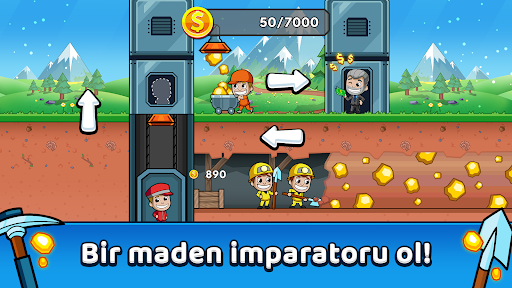 Idle Miner Tycoon Maden Oyunu ekran görüntüsü