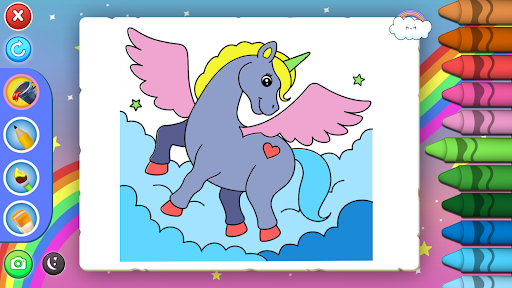 Sevimli Unicorn Boyama ekran görüntüsü