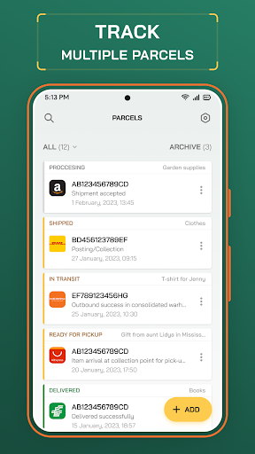 Track Me Fast Package Tracker ekran görüntüsü