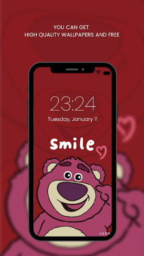 Cute Lotso Bear Wallpaper HD ekran görüntüsü