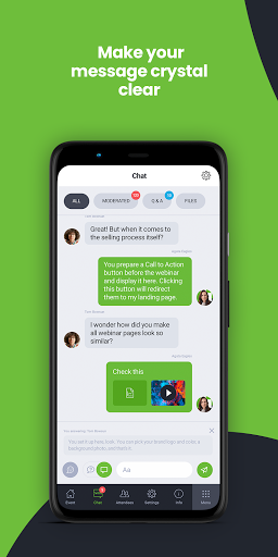 ClickMeeting Webinar App ekran görüntüsü