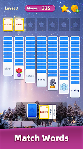 Word MindSort: Solitaire ekran görüntüsü