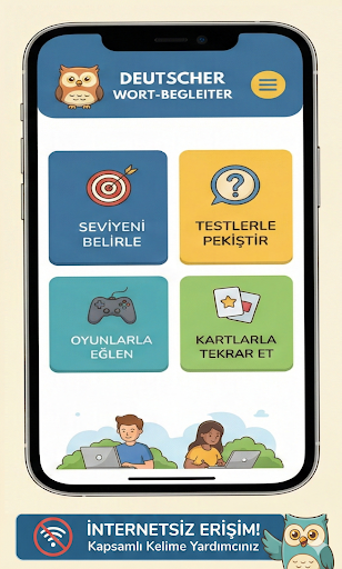 Almanca Kelime Çalış - Offline ekran görüntüsü