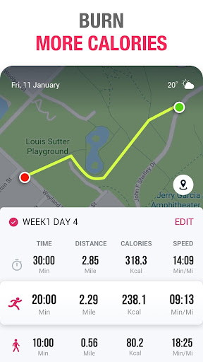 Running App - Lose Weight App ekran görüntüsü