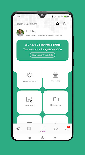 Livcare Staffing App ekran görüntüsü