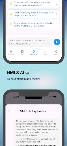 NMLS SAFE MLO Flashcards ekran görüntüsü