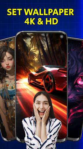 Broken Screen: Wallpaper 4K ekran görüntüsü