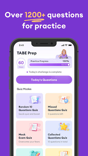 TABE Test Prep 2026 ekran görüntüsü