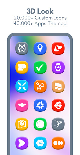 One 3D Color Icon Pack ekran görüntüsü
