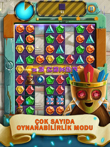 Doodle Jewels Match 3 ekran görüntüsü