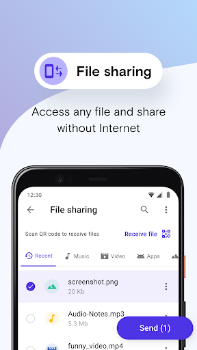 Opera Mini beta web tarayıcı ekran görüntüsü