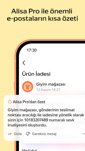 Yandex Mail ekran görüntüsü