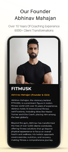 FITMUSK ekran görüntüsü