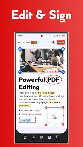 PDF Editor Reader & Sign Maker ekran görüntüsü