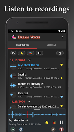 Dream Voices - Sleep Recorder ekran görüntüsü