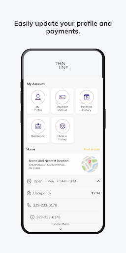 Thin Line Fitness Mobile ekran görüntüsü