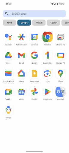 Nova Launcher Prime ekran görüntüsü