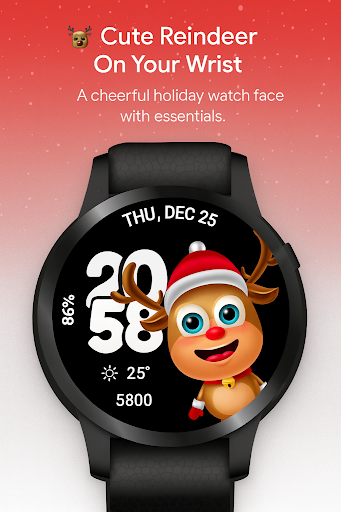 Xmas WatchFace Wear OS ekran görüntüsü