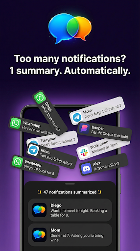 AI Notifications (Summaries) ekran görüntüsü