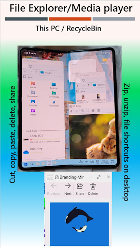 Win-X Launcher for Foldables ekran görüntüsü