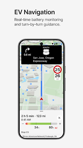 A Better Routeplanner (ABRP) ekran görüntüsü