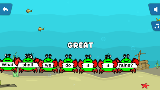 Learn English Game-Grab a Crab ekran görüntüsü