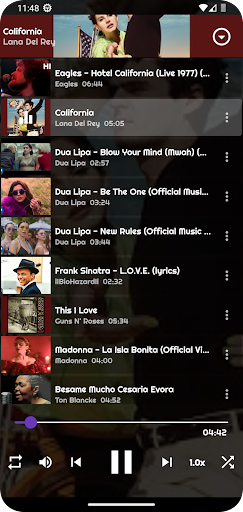 MusicaMila Müzik Çalar ekran görüntüsü