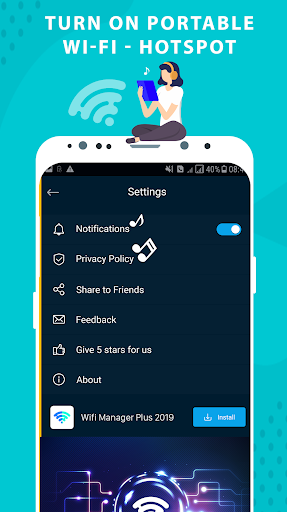 Hotspot App - Mobil Hotspot ekran görüntüsü