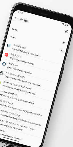 FeedFlow - RSS Reader ekran görüntüsü