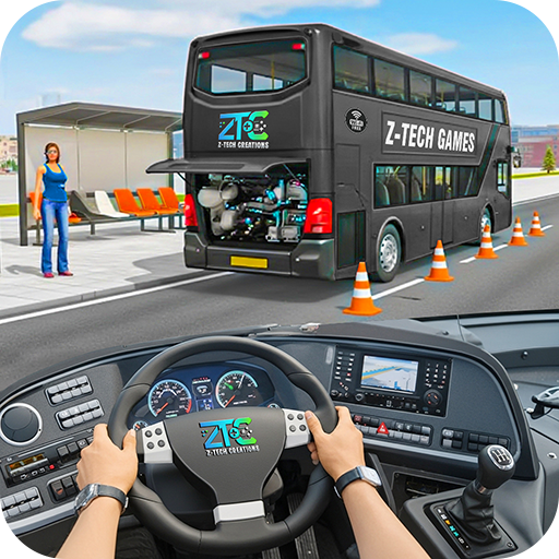 School Bus Driving coach bus