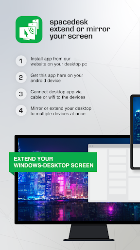 spacedesk - USB Display for PC ekran görüntüsü