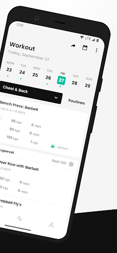 FitHero - Gym Workout Tracker ekran görüntüsü