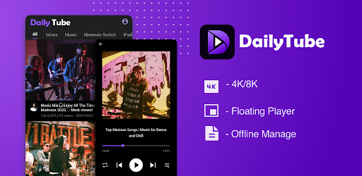 DailyTube - media player ekran görüntüsü