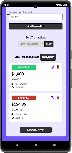 Wallet ekran görüntüsü