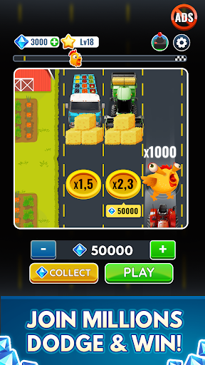 Chicken Cross 2 - Farm Road 2 ekran görüntüsü