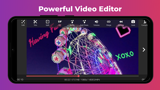 Video Düzenleyici - AndroVid ekran görüntüsü
