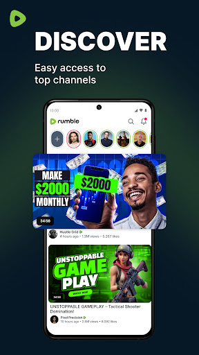 Rumble: Stream & Watch Videos ekran görüntüsü
